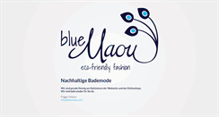 Desktop Screenshot of bluemaou.com